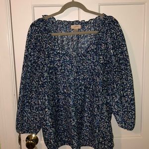Loft water color blouse